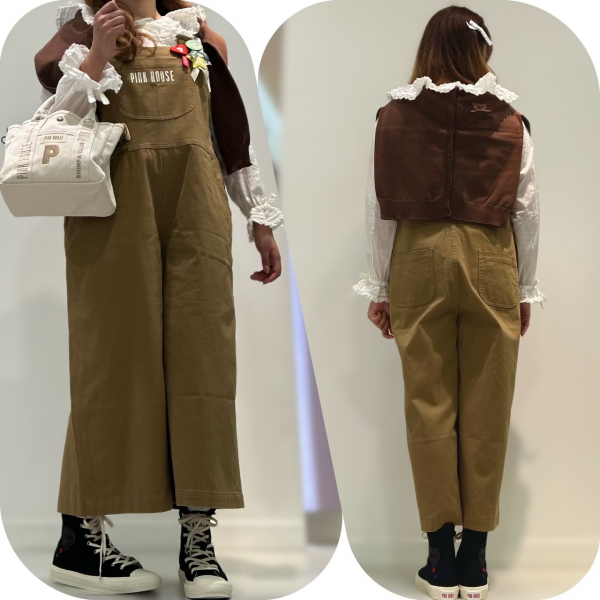 ロゴプリント入りサロペット*〜 | ピンクハウス | 松坂屋名古屋店公式