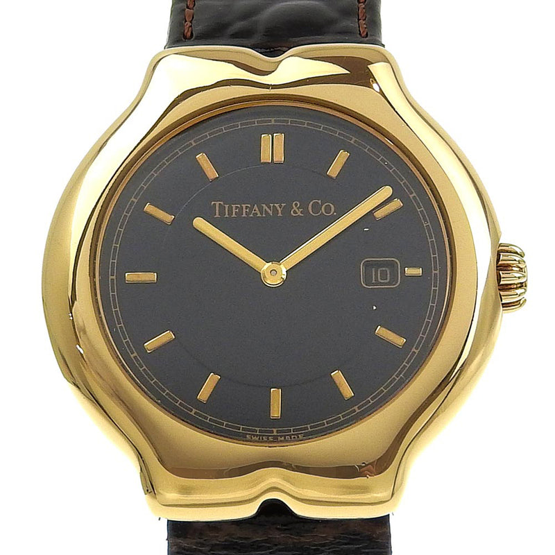TIFFANY&Co.】ティファニー ティソロ 腕時計 M0130 K18イエロー