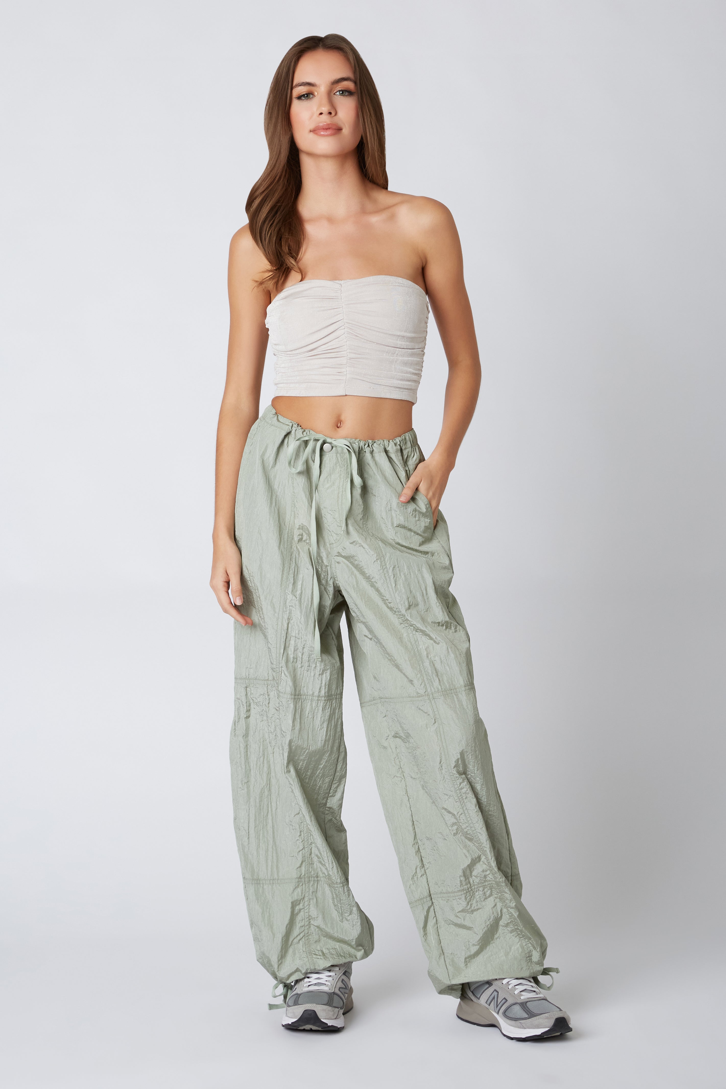 Crinkle Parachute Pant – Cotton Candy LA