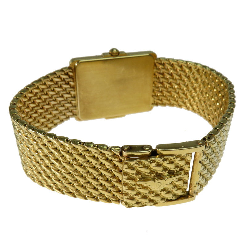 LONGINES/ロンジン】 スクエア ダイヤ巻 腕時計 K18YGイエローゴールド