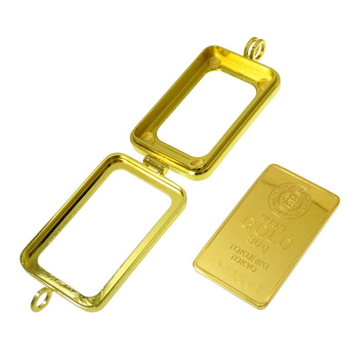 TOKURIKI/徳力 インゴット 30g ペンダントトップ K24ゴールド 24金
