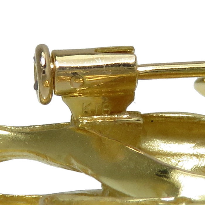 馬モチーフ ブローチ兼用 艶消し ダイヤモンド 計0.13ct ペンダント