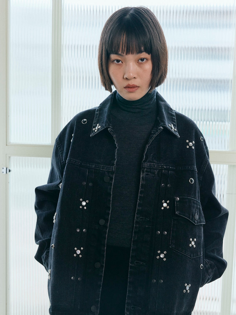 TANAKA（タナカ）THE JEAN JACKET／スタッズ デニムジャケット