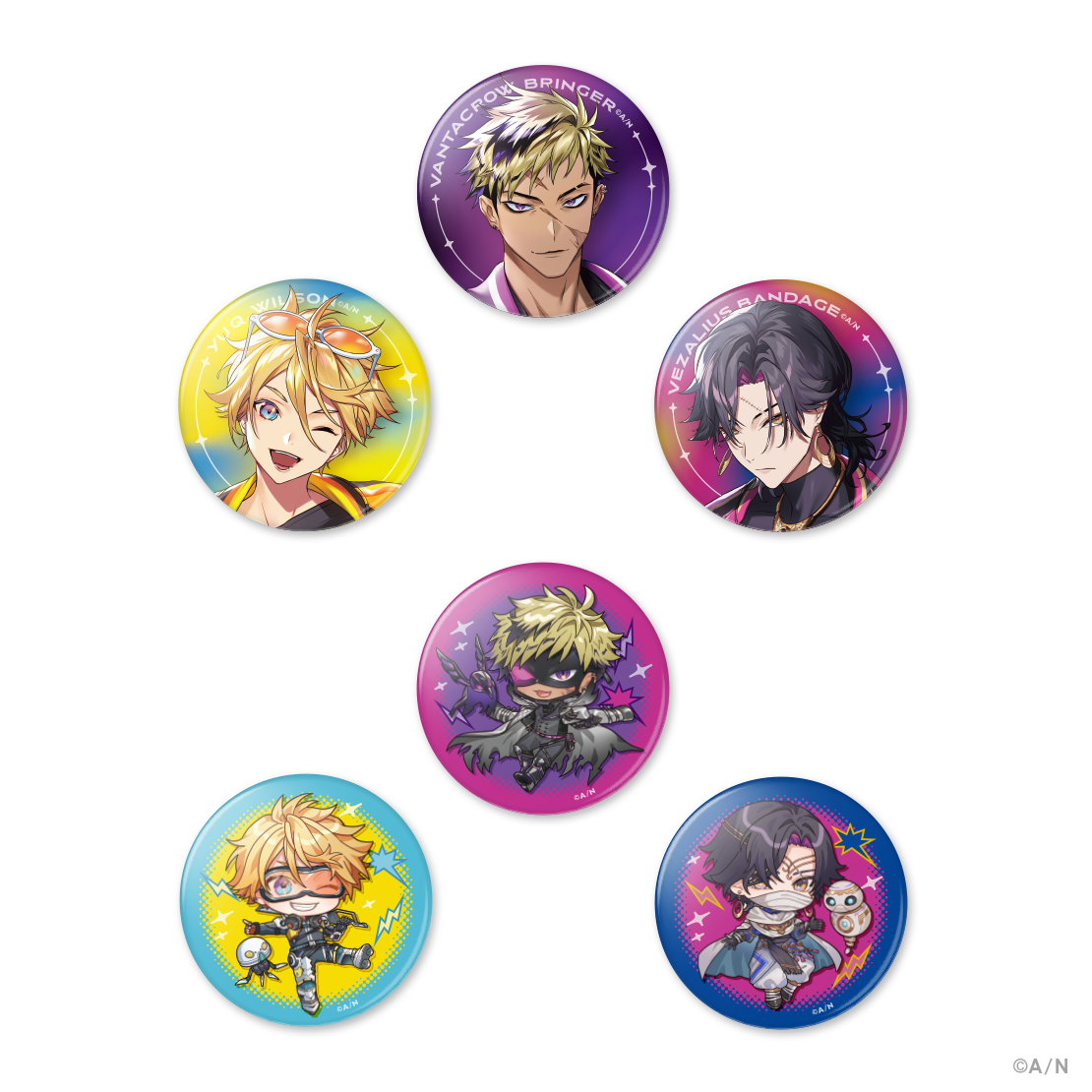 HEROES Half Anniversary】ランダム缶バッジ Krisis｜にじさんじ