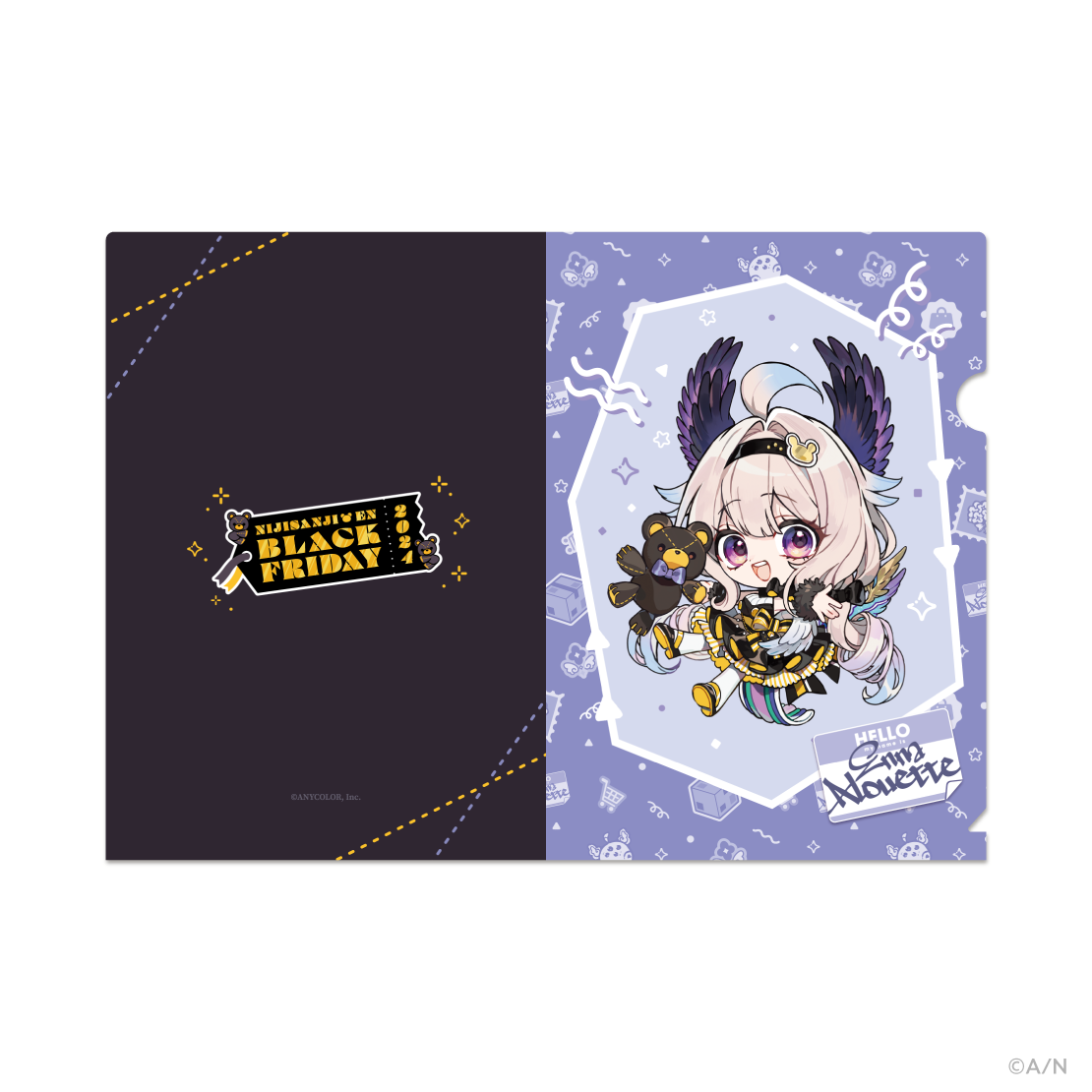 NIJISANJI EN BLACK FRIDAY 2024】ミニクリアファイル｜にじさんじ