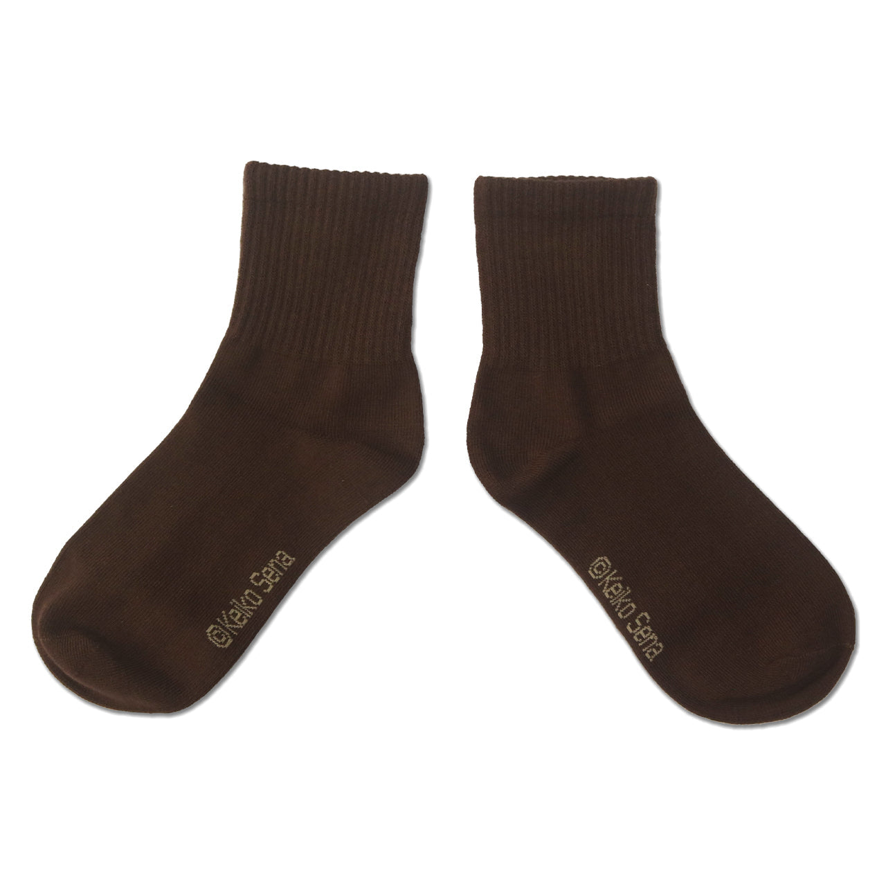 靴下 レディース／AWブラウン おばけとふくろう 【ねないこだれだ