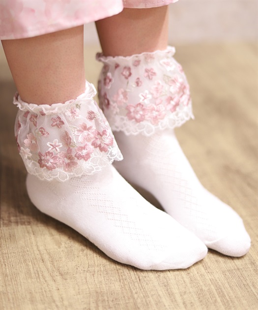 桜レースソックス【二次予約】 | axes femme | axes femme online shop