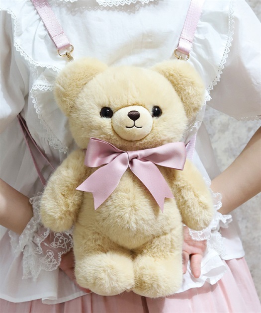 フラッフィベアぬいぐるみバッグ | axes femme online shop