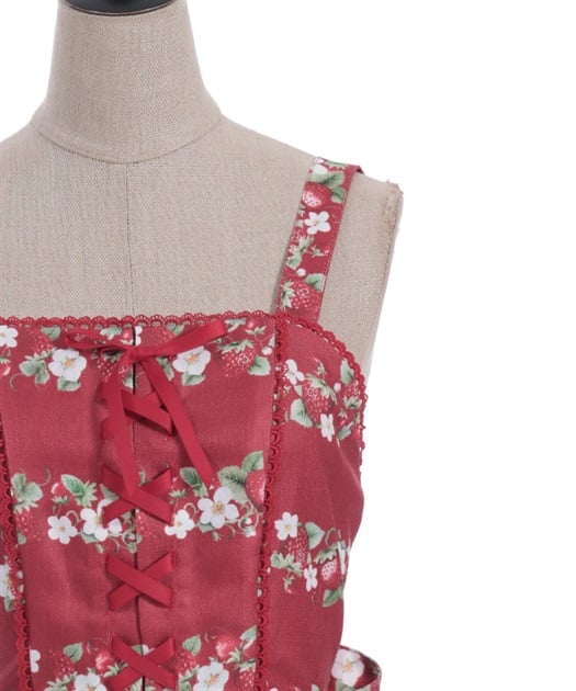 ベイクドベリーロング丈ジャンパースカート【三次予約】 | Chalmiere