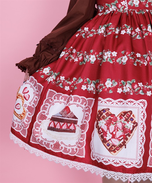 ベイクドベリージャンパースカート【三次予約】 | Chalmiere | axes