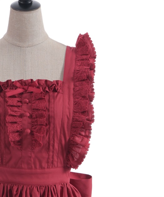 コットンフリルエプロン | Chalmiere | axes femme onlineshop