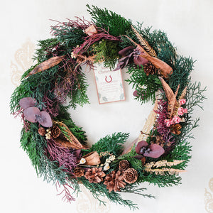 WEB注文受付中】大人気!プリザーブドフラワーのクリスマスリース2024
