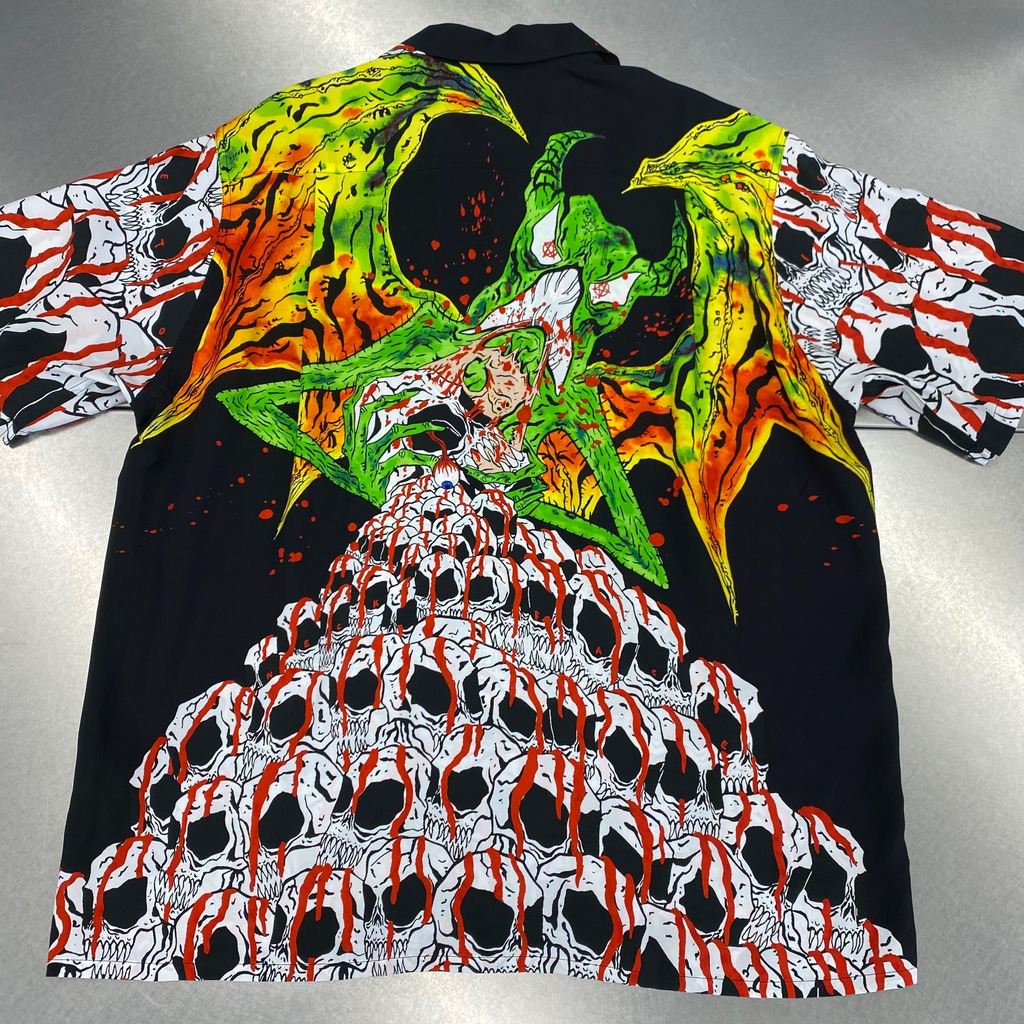 WACKO MARIA | ワコマリア NECK FACE | HAWAIIAN SHIRT TYPE 1 #BLACK