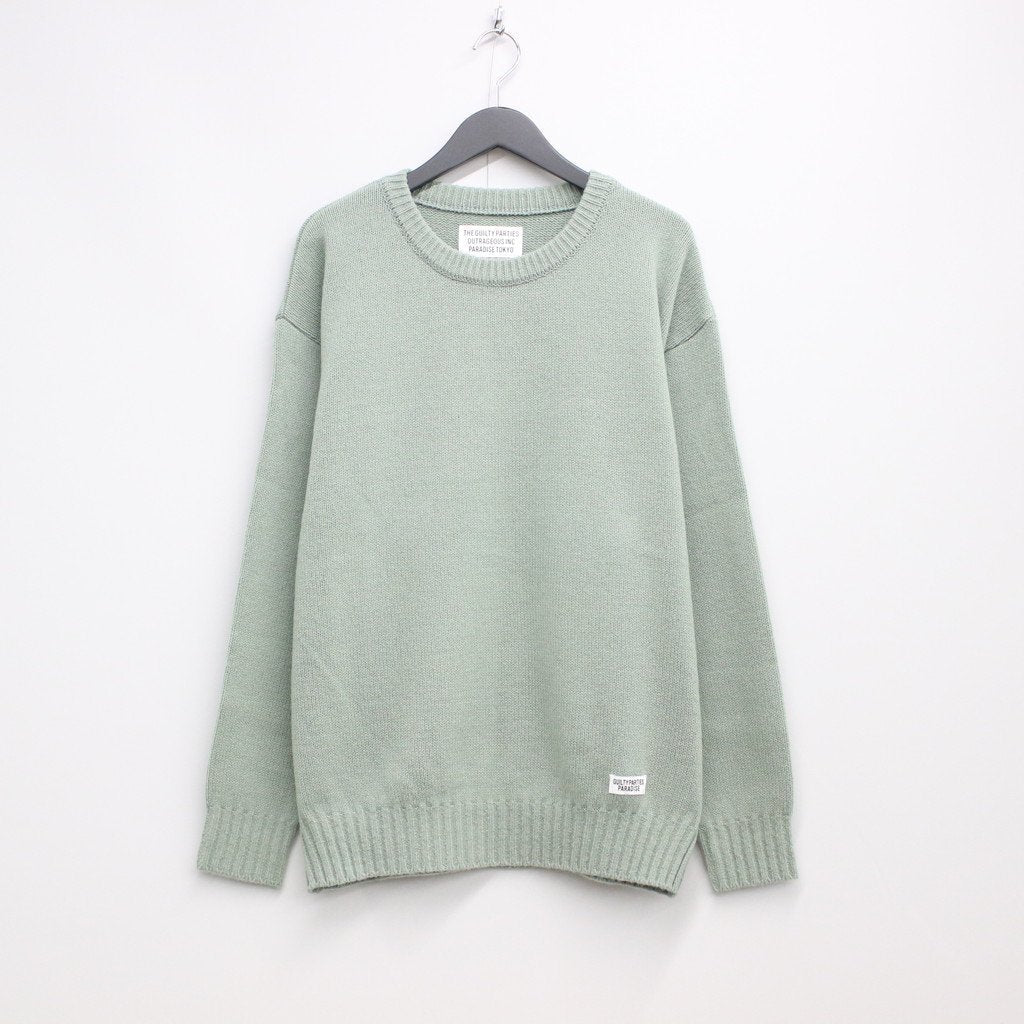 WACKO MARIA | ワコマリア CLASSIC CREW NECK SWEATER -TYPE 1- #L