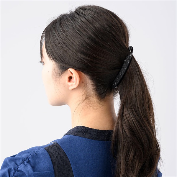 クリスタルシャイニー バナナクリップ(ブラック) | バナナクリップ