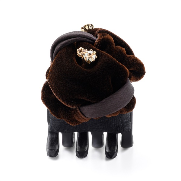 レディブレードベルベット デザートクリップ 中(ブラウン) | デザート