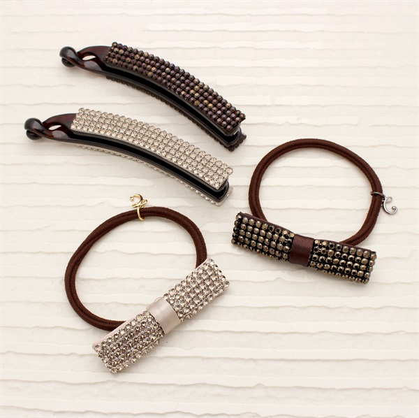 クリスタルメッシュ ポニー(グレージュ) | ポニー | COMPLEX BIZ