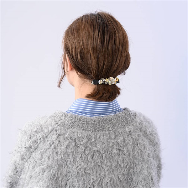 エレガントシャイン バレッタ(ブラック) | バレッタ | COMPLEX BIZ