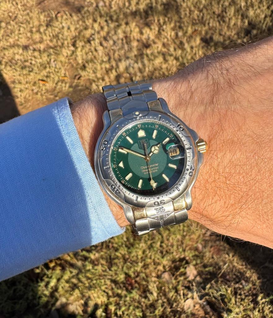 TAG Heuer Professional 6000 Mens Chronometer Divers Steel & 18K