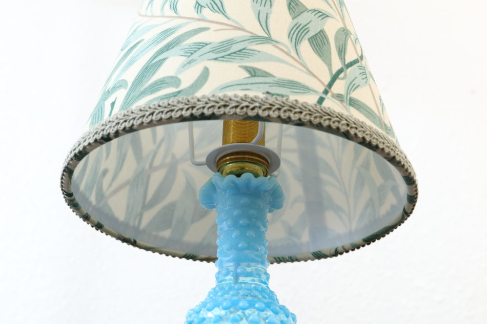 オールドフェントンFenton ブルーオパールセントホブネイルガラス