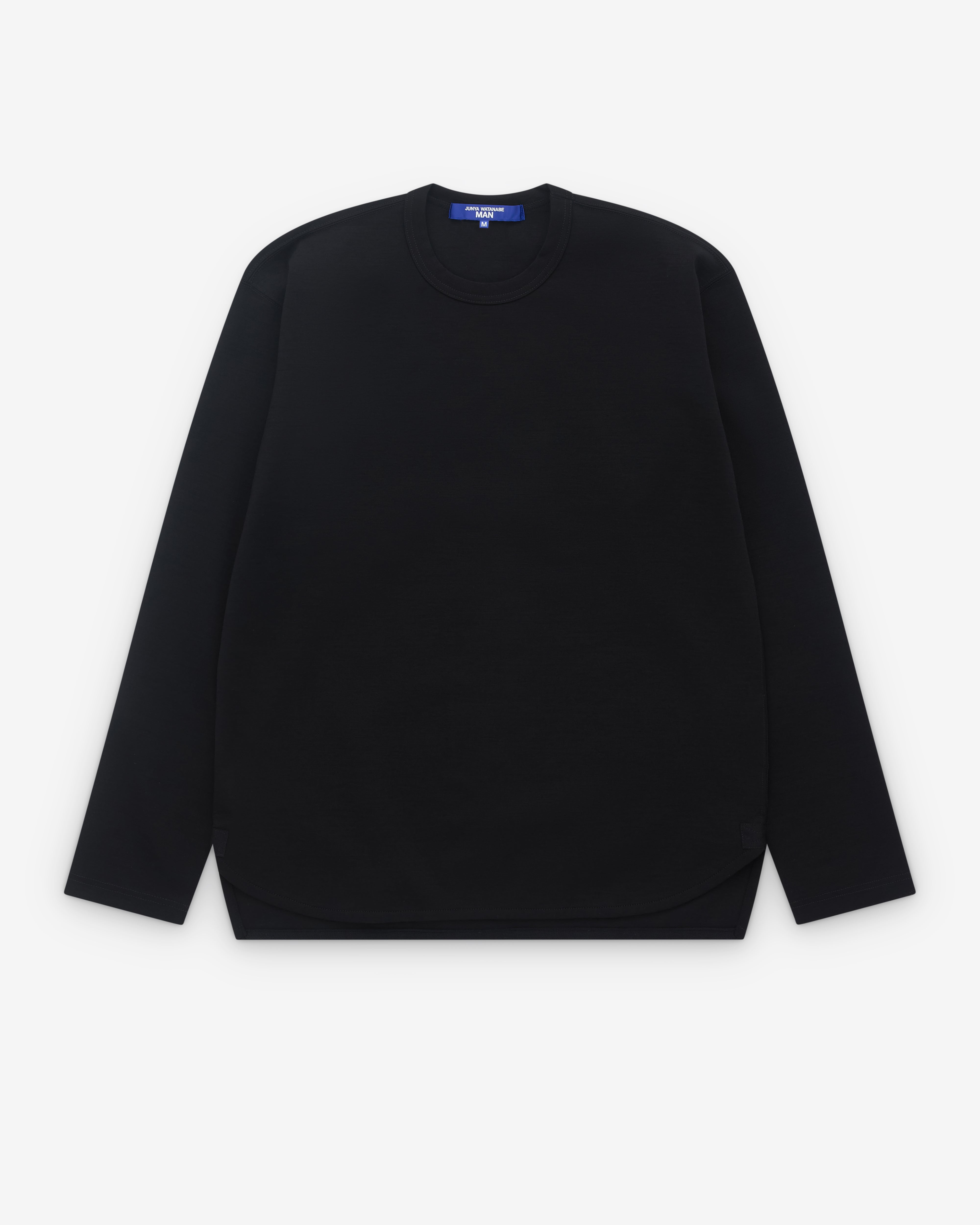 Junya Watanabe Man: Men's Long Sleeve T-Shirt (Black) | DSML E-SHOP