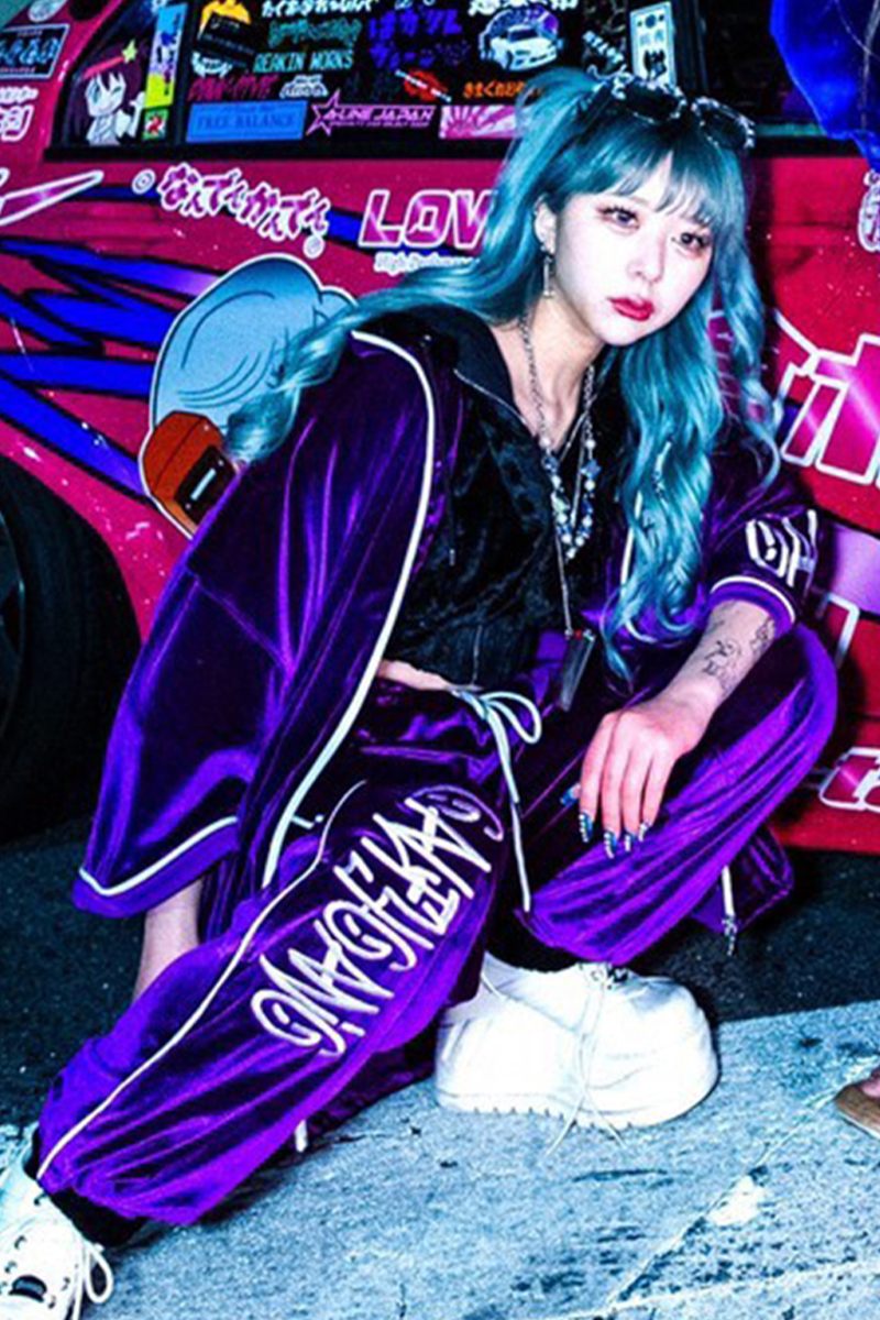 GALFY (ガルフィー) カラーギャング SETUP 紫ギャン / ロック