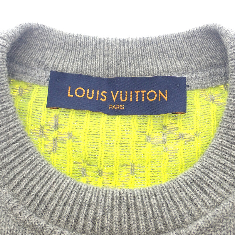 ルイヴィトン LOUIS VUITTON モノグラム カシミア XL ニット カシミヤ