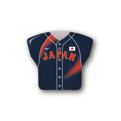 2025年3月侍ジャパン選手名入りユニホームキーホルダー（ビジター） 16