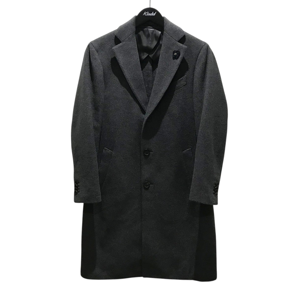 LARDINI(ラルディーニ) ブートニエールチェスターコートJN23143AQ