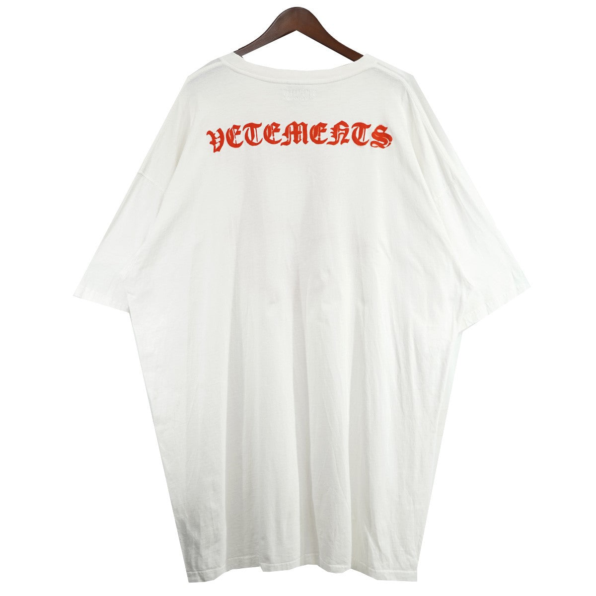 VETEMENTS(ヴェトモン) 21SS ANARCHY GOTHIC LOGO T-SHIRTロゴ