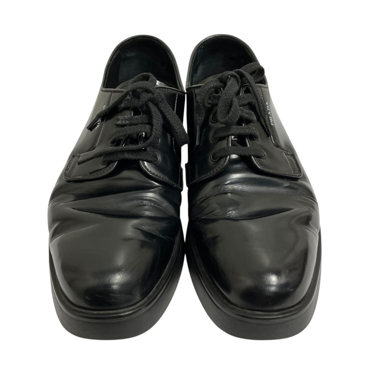 PRADA(プラダ) レザーシューズ2EG261 2EG261 ブラック サイズ 8