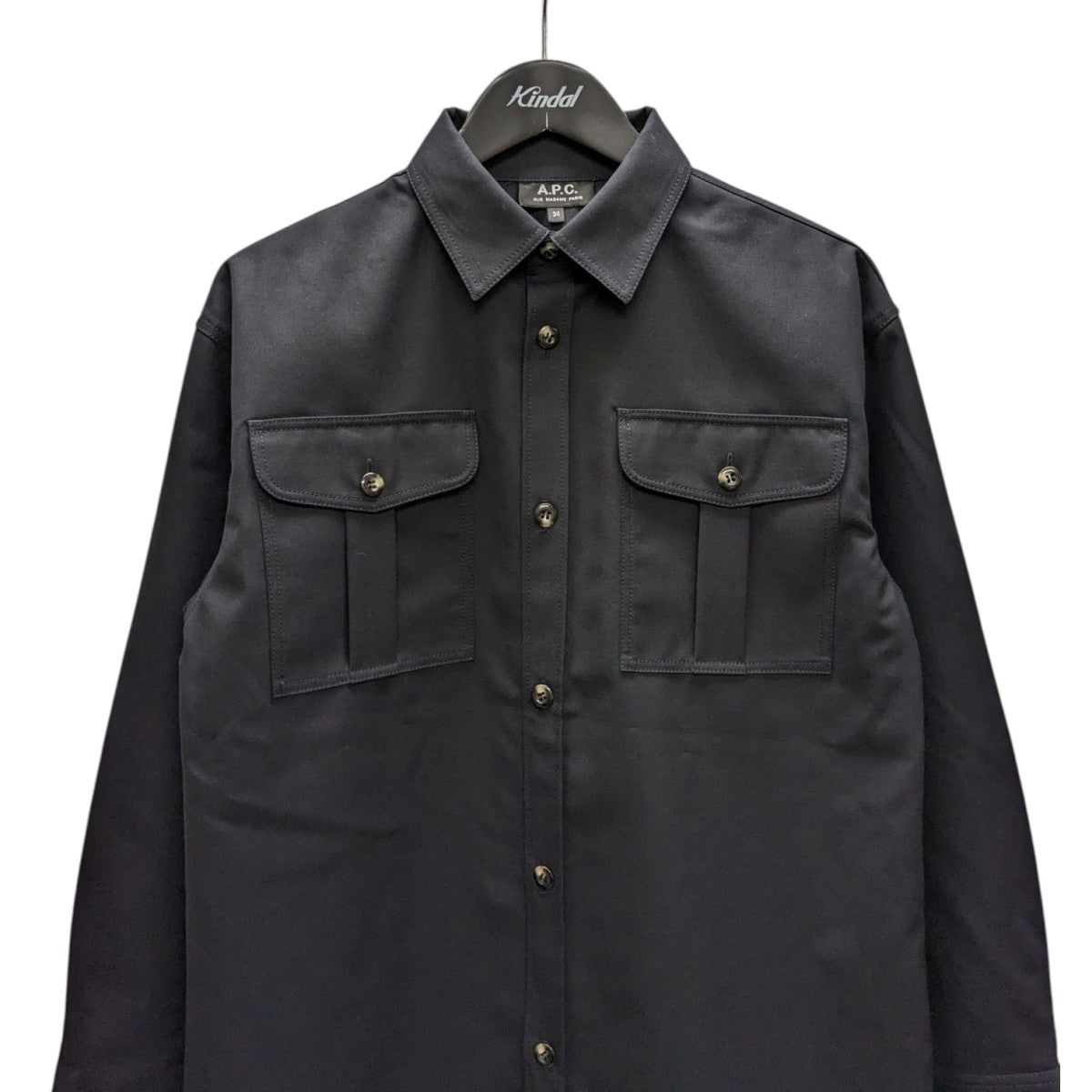 A．P．C．(アーペーセー) ポケット長袖シャツ23206-1-76011 23206-1