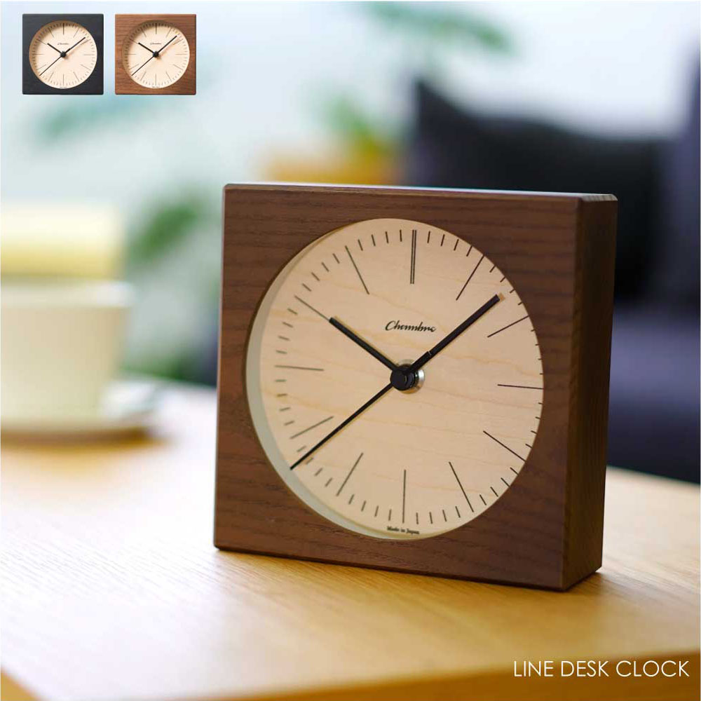楽天市場】楽天SS+4倍日 インターゼロ 【 LINE DESK CLOCK ライン