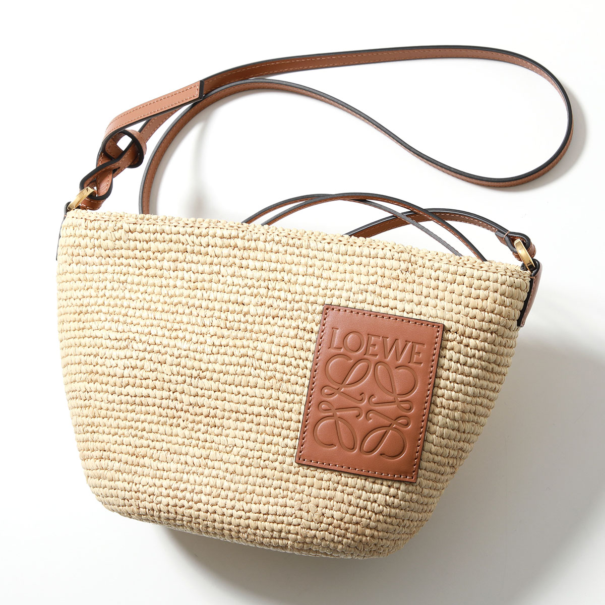 楽天市場】LOEWE ロエベ RAFFIA SHOPPER フォールドショッパー かご