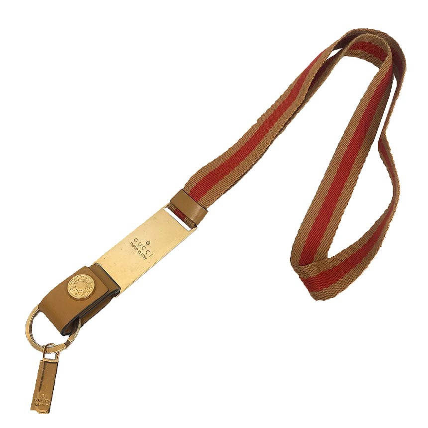 楽天市場】グッチ ネックストラップ IDカードホルダー シェリー