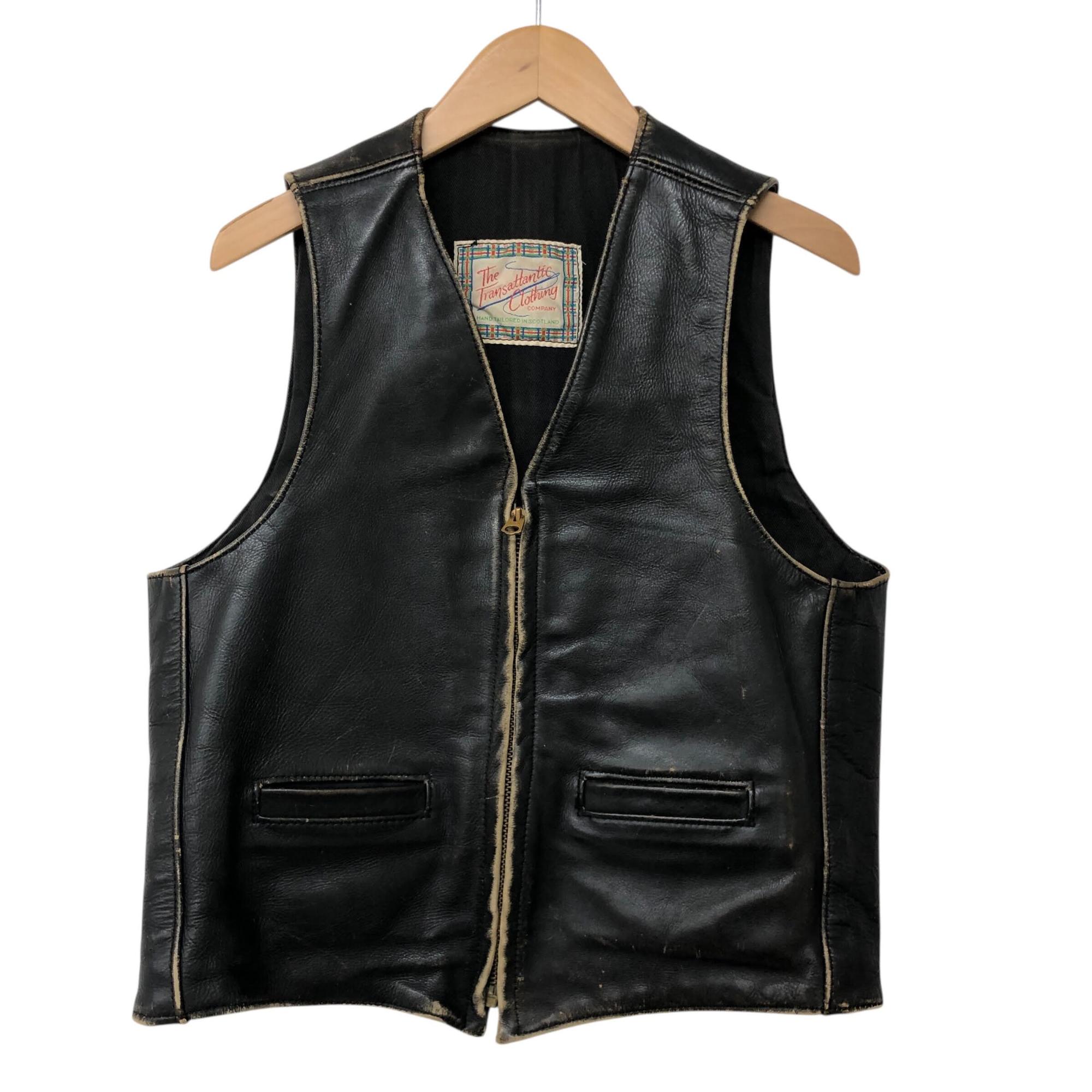 楽天市場】【フラットヘッド】 ディアスキン ベスト 藤岡勇吉本店/鹿革