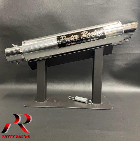 楽天市場】50.8π PRETTY製 アルミサイレンサー 左出し用 タイプ2