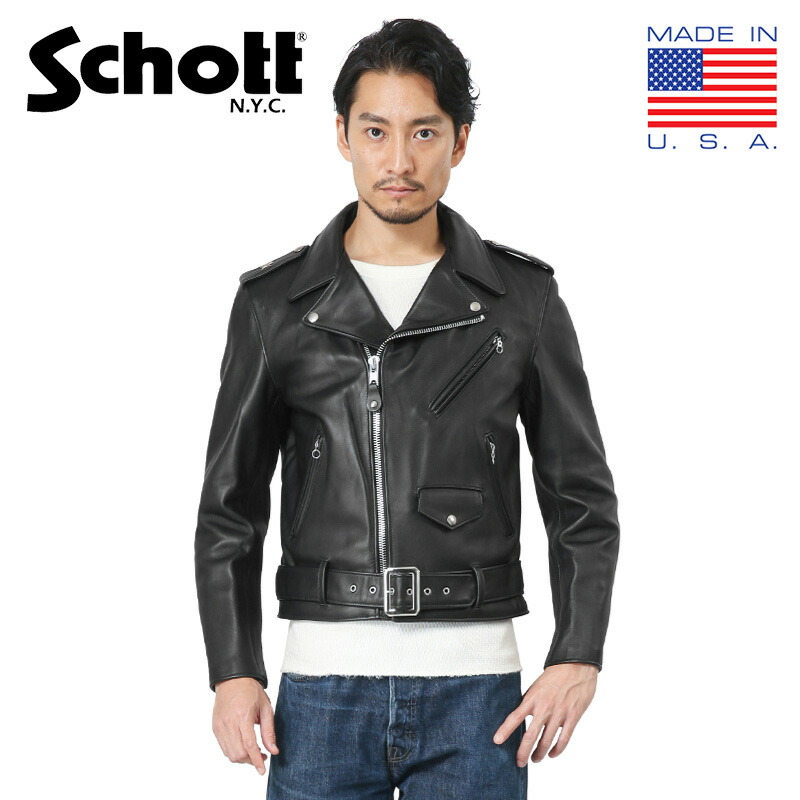 楽天市場】ポイント10倍！Schott ショット 228US ラムレザー