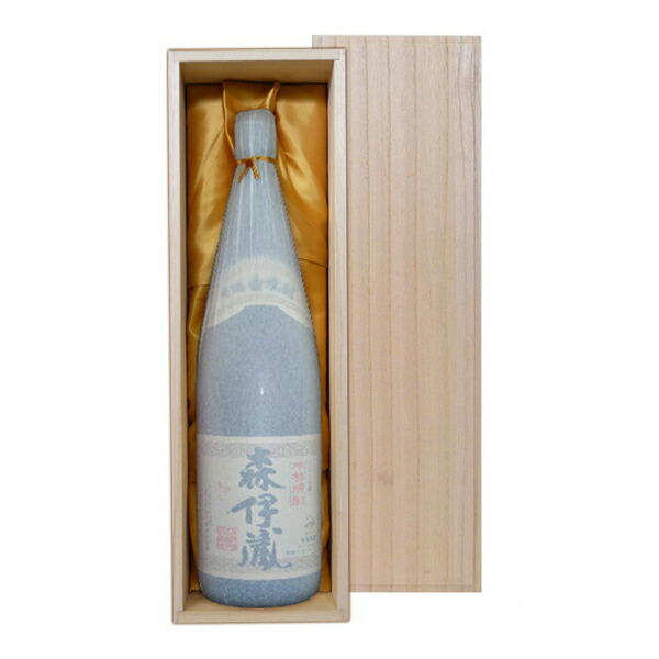 楽天市場】森伊蔵 〔専用桐箱入り朱色帯〕 25度 1800ml「心を込めて