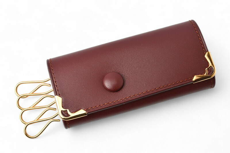 楽天市場】Cartier KEY CASEカルティエ 6連キーケース型押しカーフ