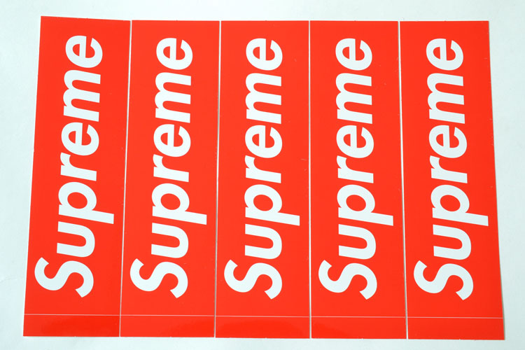 楽天市場】Supreme Burberry Box Logo Sticker シュプリーム