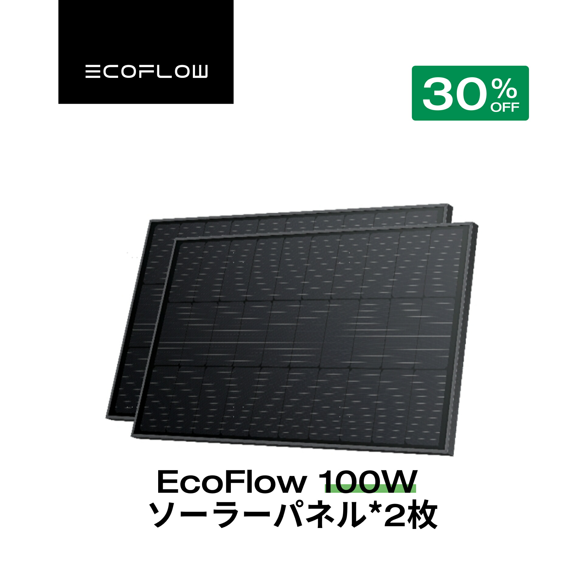 楽天市場】EcoFlow ソーラーパネル 110W ソーラー充電器 太陽光発電