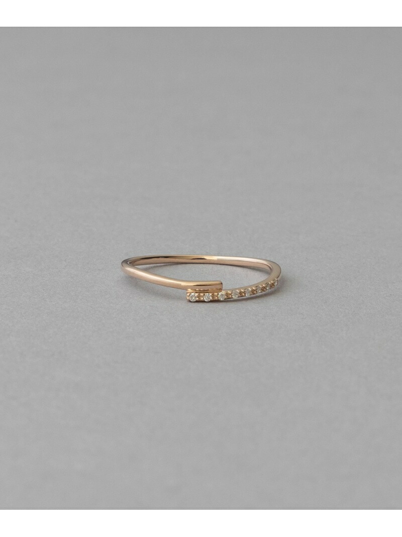 楽天市場】[レイヤード] K10YG ブラウンダイヤモンド リング ete エテ