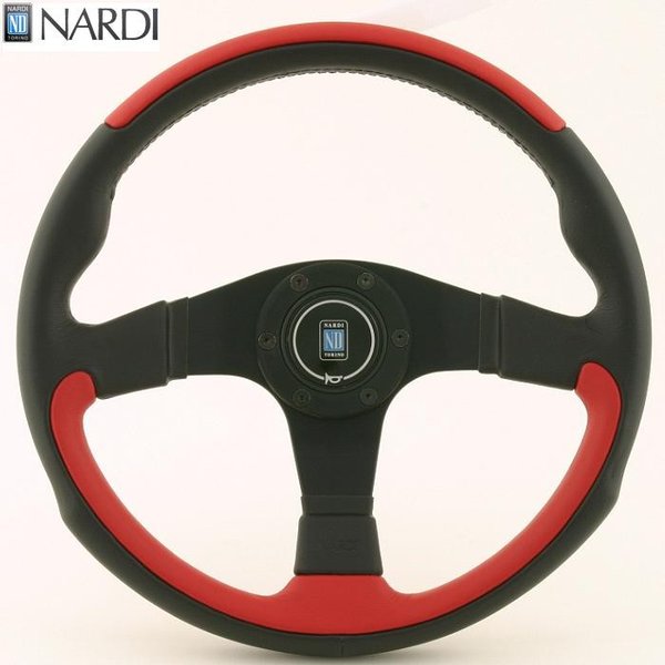 楽天市場】NARDI ナルディ N802 ブラック/グレーレザー&ブラック
