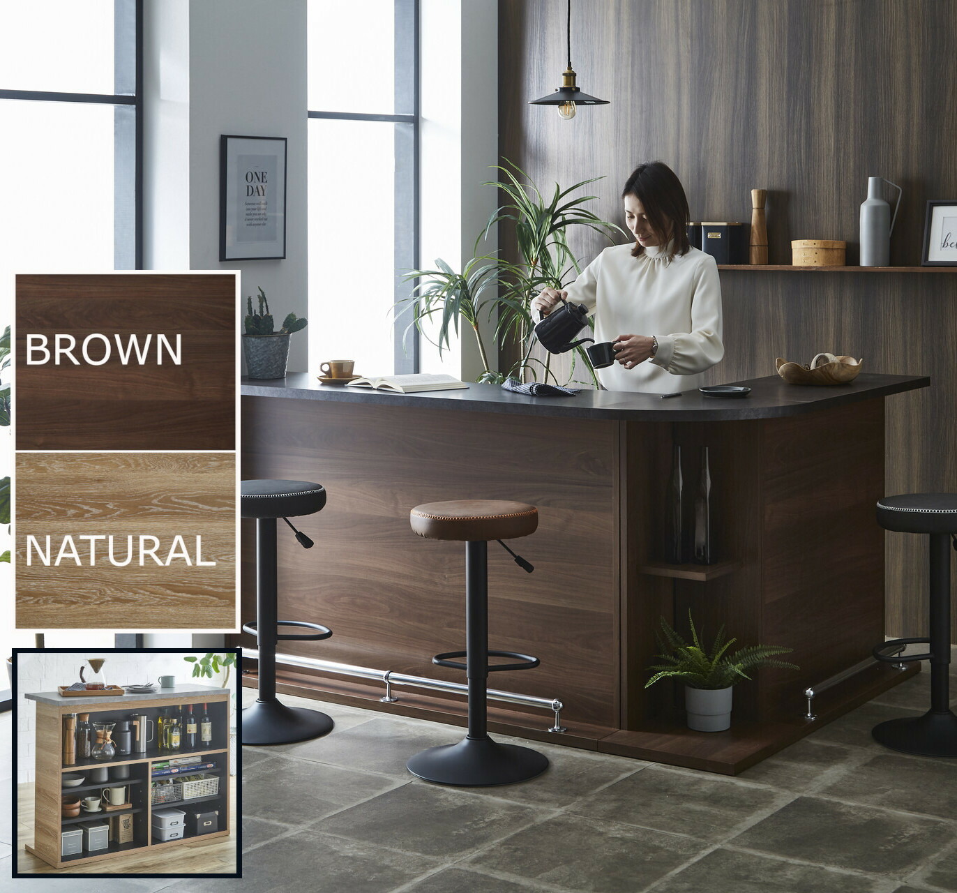 楽天市場】レジ台 カウンター 受付 応接テーブル シャビーシック ラ