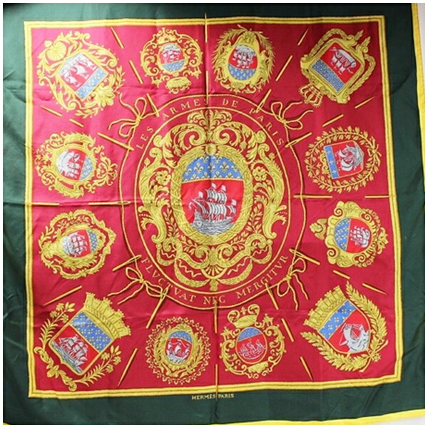 楽天市場】エルメス スカーフ カレ90 フルーツ柄 果物柄 ライト