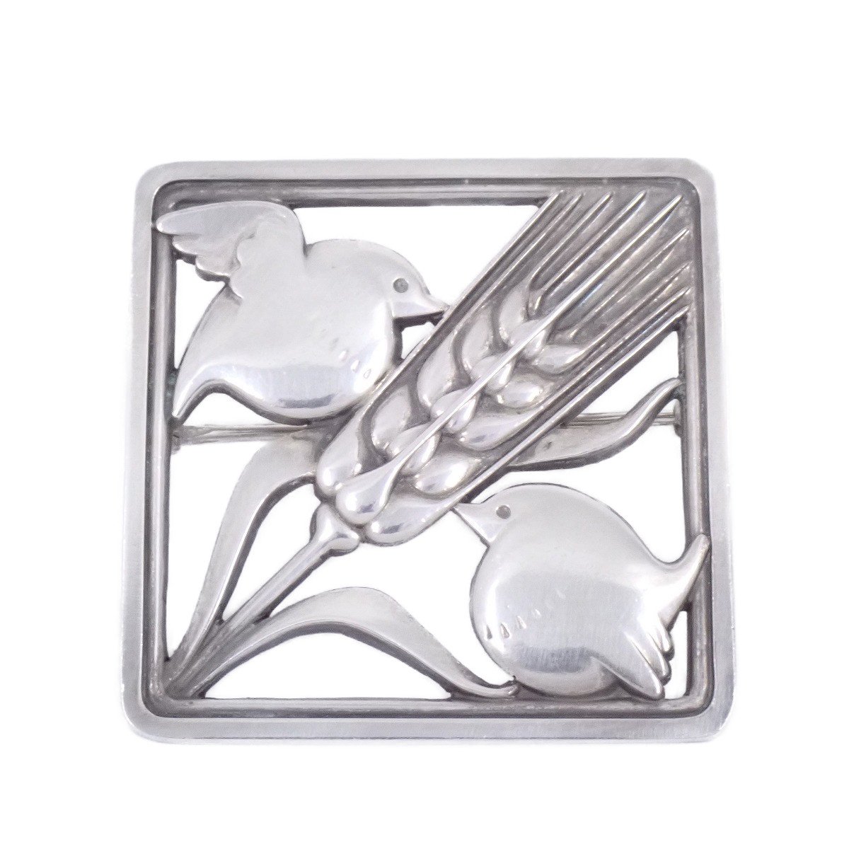 楽天市場】ジョージジェンセン ブローチ250 鳥と麦 送料込み : 輸入