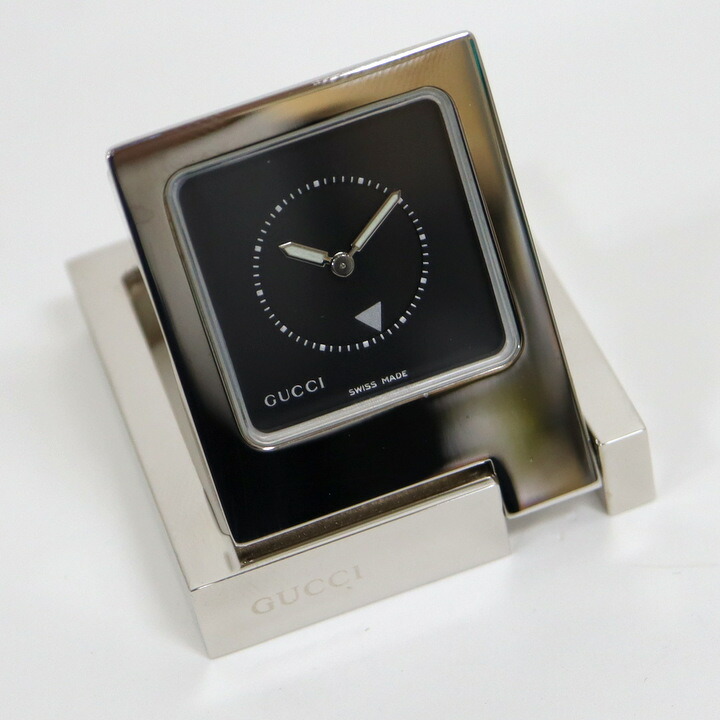 楽天市場】グッチ GUCCI テーブルクロック 置時計 電池式 メンズ