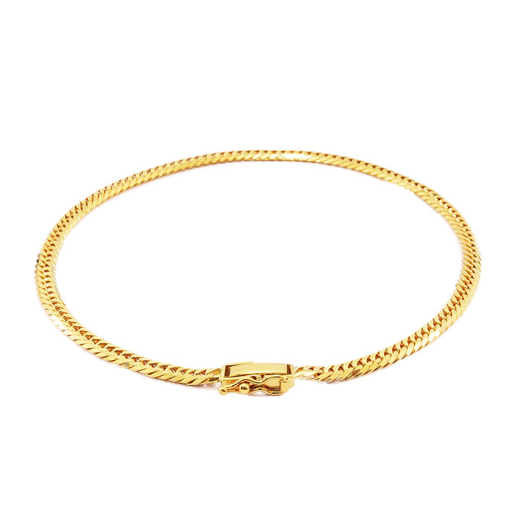 楽天市場】喜平 アンクレット K18 ゴールド 8面トリプル 24cm 10g