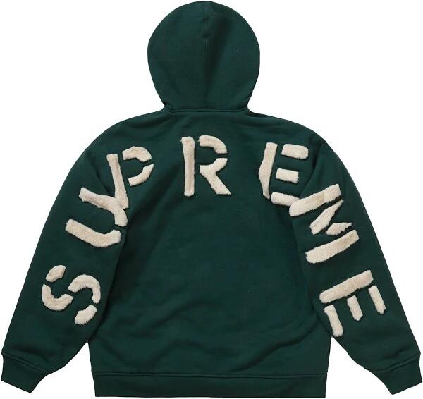 楽天市場】Supreme Faux Fur Lined Zip Up Hooded Sweatshirt Light